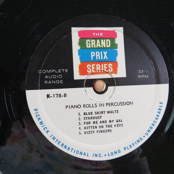 Piano Rolls in Percussion (1) LP Vinyl Record NEAR MINT CONDITION - Picture 6 of 7